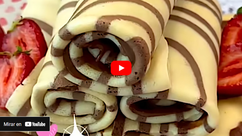 Video de Crepes duo con textura del canal Burpee_vet