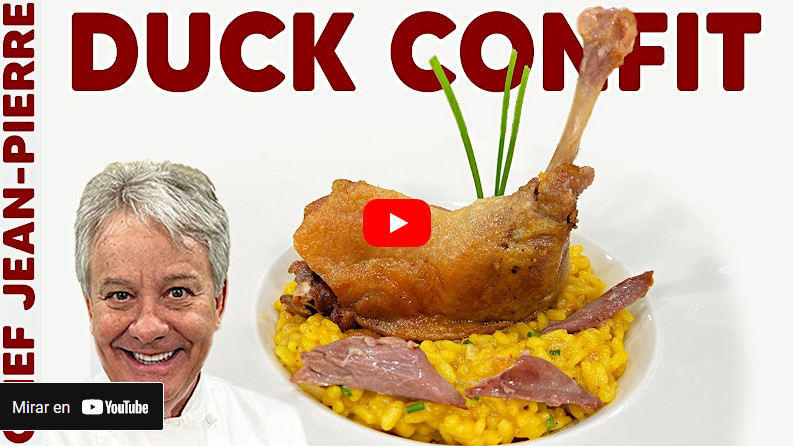 Video recipe for cooking duck confit - the classic method