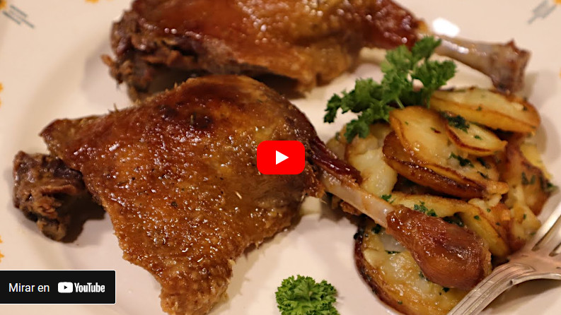 Vidéo de recette de canard confit maison